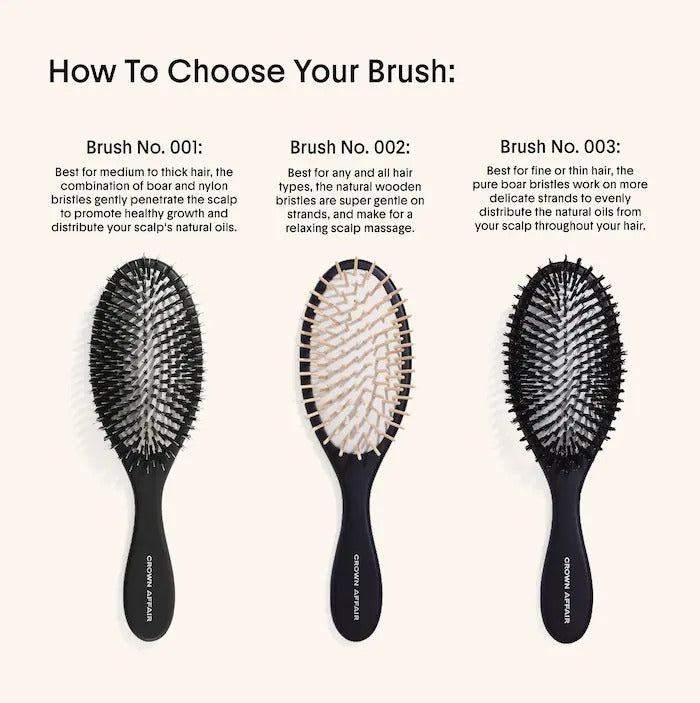 The Wooden Detangling Hair Brush No. 002 for All Hair Types - GLAM MODA