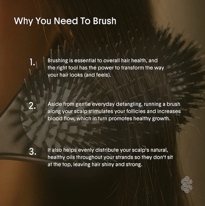 The Wooden Detangling Hair Brush No. 002 for All Hair Types - GLAM MODA