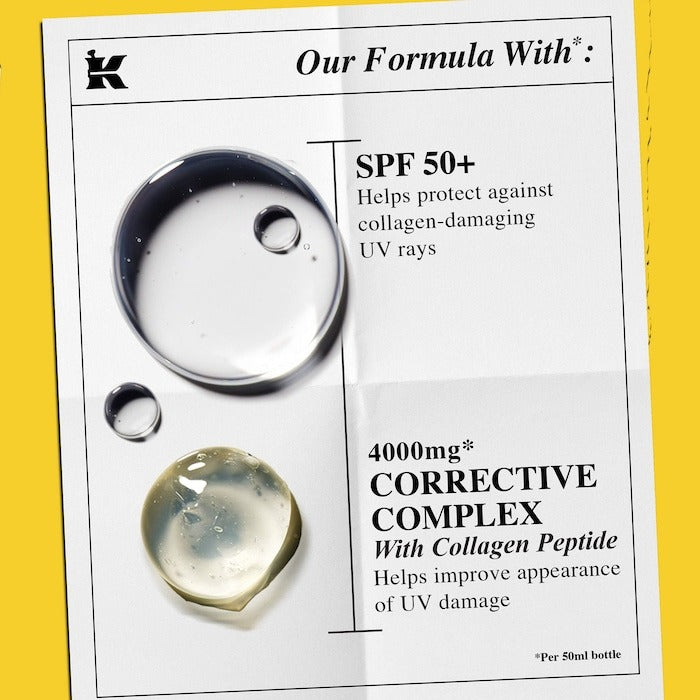 Better Screen™ UV Serum SPF 50+ Facial Sunscreen with Collagen Peptide - GLAM MODA