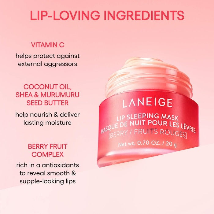 Lip Sleeping Mask – Intense Hydration Lip Treatment with Vitamin C - GLAM MODA
