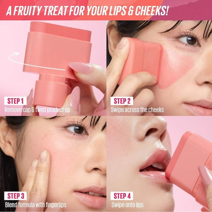 Dewy Bar Blush & Lip Balm - GLAM MODA