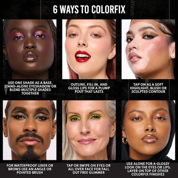 Colorfix - Multi-Use Eye, Cheek & Lip Waterproof Liquid Pigment - GLAM MODA