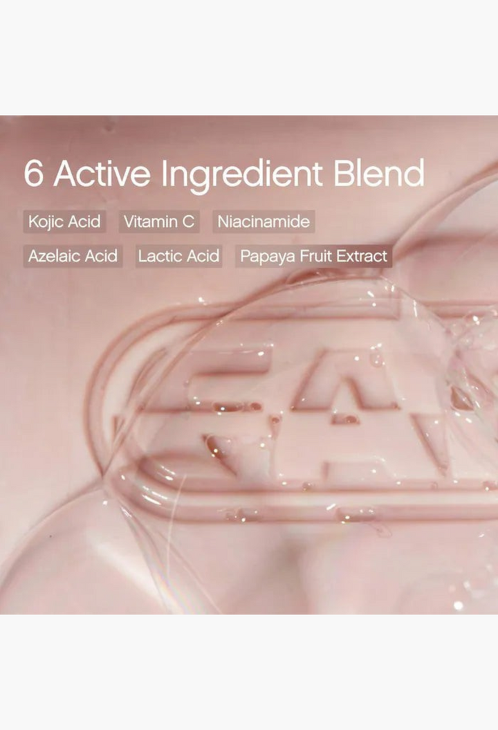 GLAM MODA Faded brightening body bar featuring a 6 active ingredient blend including Kojic Acid and Vitamin C