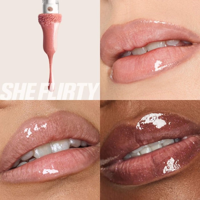 Faux Filler Shiny Non-Sticky Lip Gloss - GLAM MODA