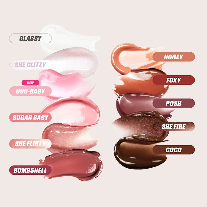 Faux Filler Shiny Non-Sticky Lip Gloss - GLAM MODA
