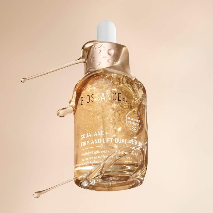 Firm and Lift Hydrating Dual Serum with Hyaluronic Acid + Squalane - GLAM MODA