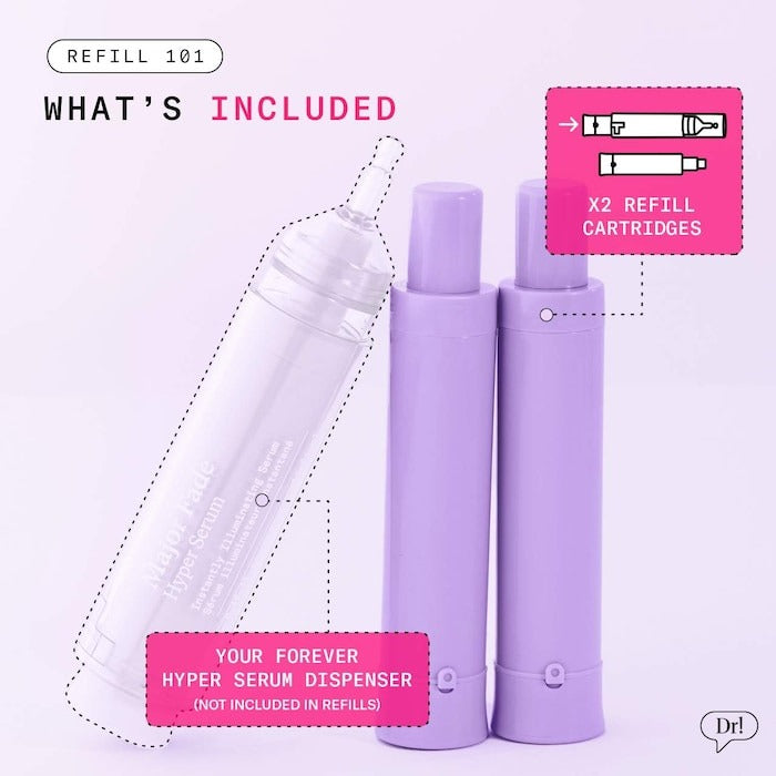 Major Fade Hyper Serum Dark Spot + Hyperpigmentation Treatment with Niacinamide and Glycerin - GLAM MODA