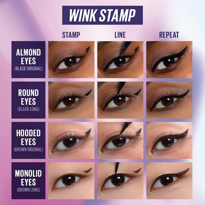 Wink Stamp Original Waterproof Wing Eyeliner Stamp & Pen - GLAM MODA