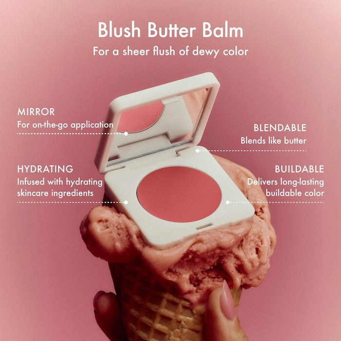 Blush Butter Balm Hydrating Cream Blush with Peptides - GLAM MODA