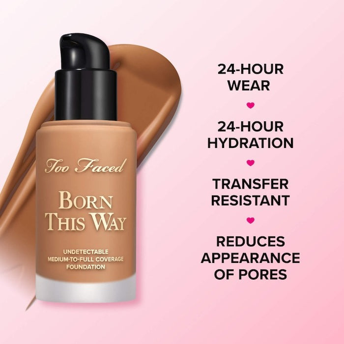 Born This Way Undetectable Medium-To-Full Coverage Foundation - GLAM MODA
