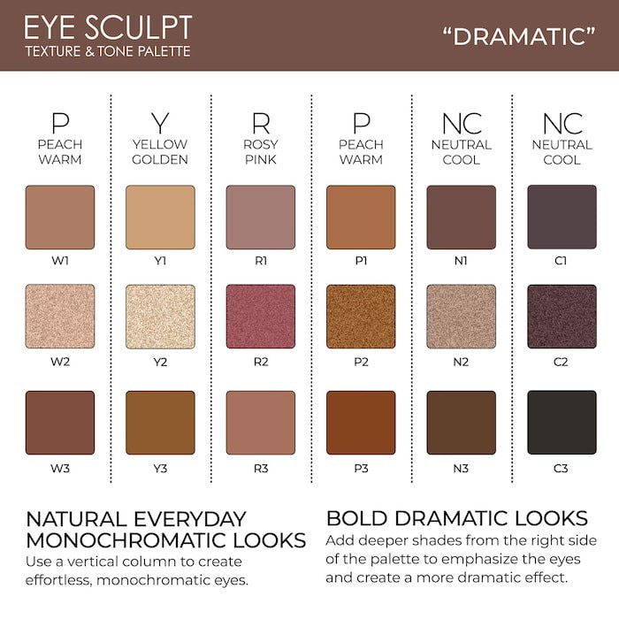 Eye Sculpt Texture & Tone Eyeshadow Palette - GLAM MODA