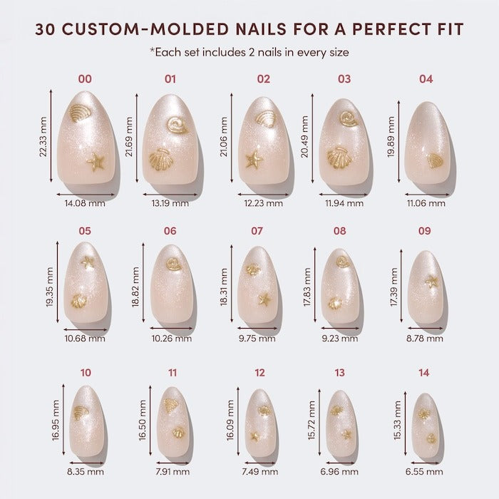 Premium Press-On Nail Kit - GLAM MODA
