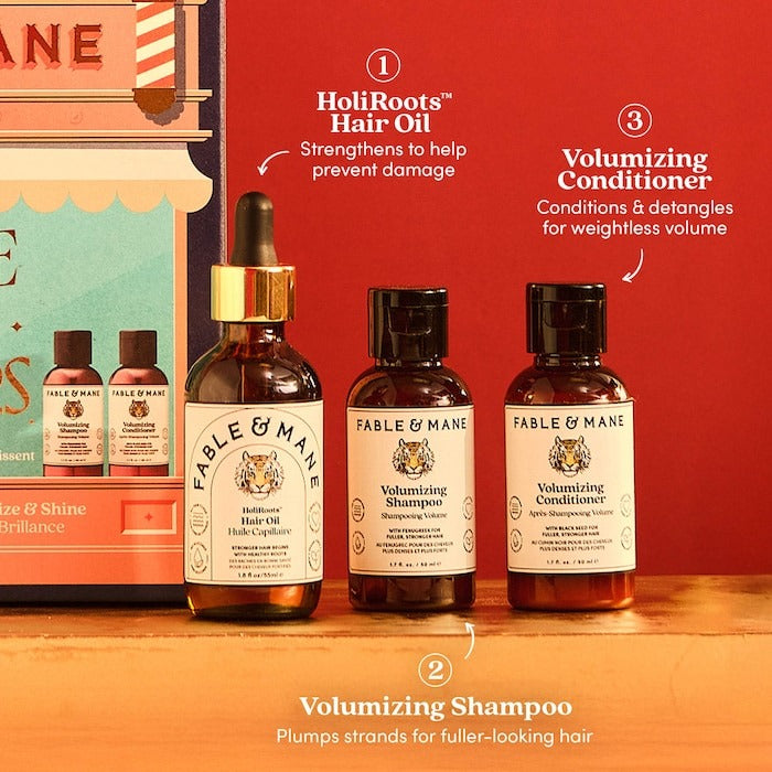 Where Hair Roars – Strength & Volume Gift Set - GLAM MODA