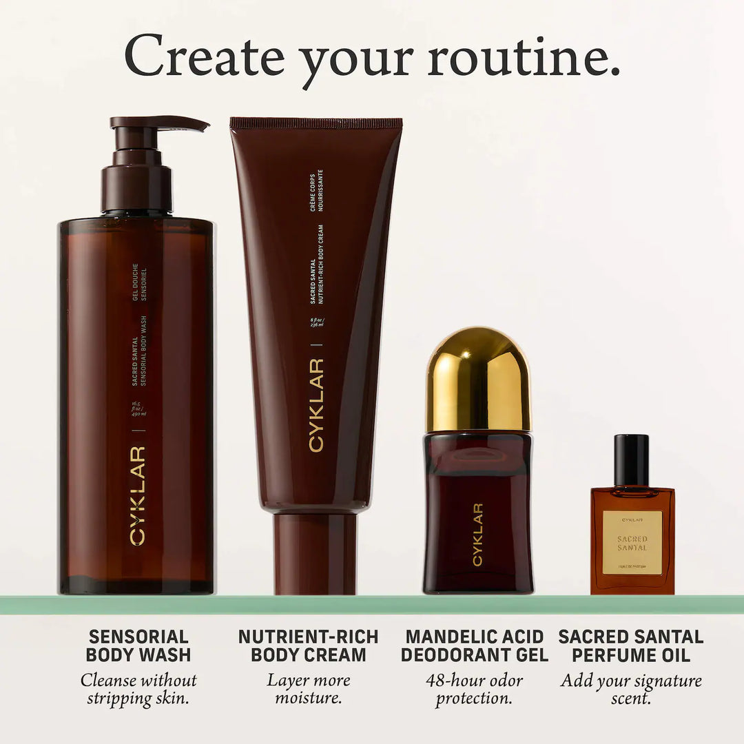 Sacred Santal Sensorial Body Wash For Moisture Barrier. - GLAM MODA