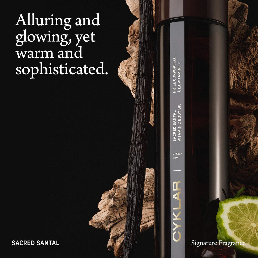 Sacred Santal Vitamin C Body Oil With Ectoin - GLAM MODA