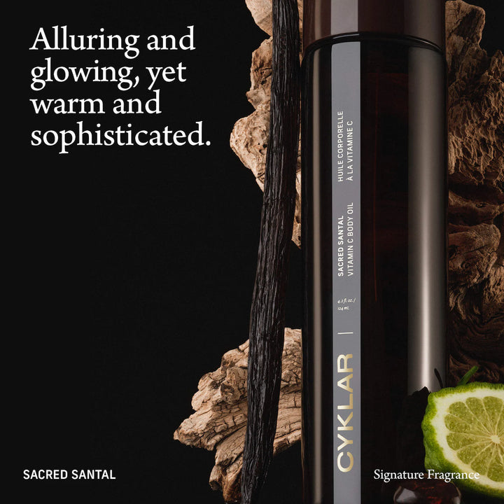 Sacred Santal Vitamin C Body Oil With Ectoin - GLAM MODA