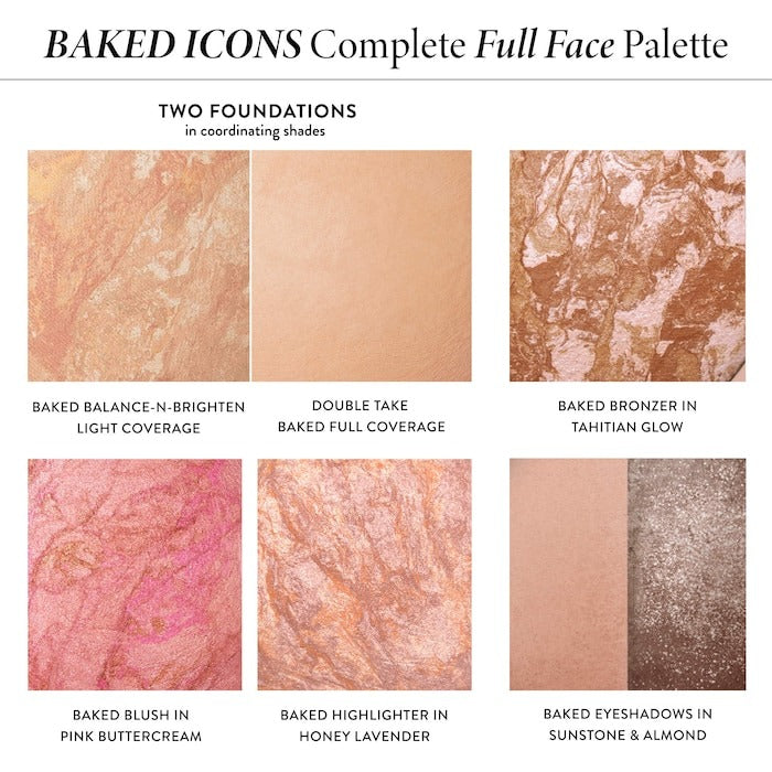 Baked Icons Complete Full Face Palette - GLAM MODA