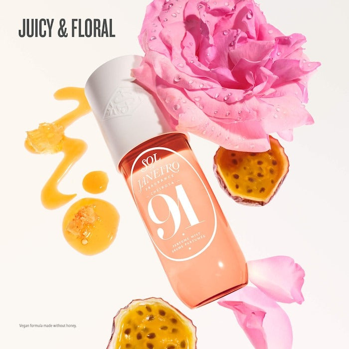 Mini Cheirosa 91 Rosa Charmosa Body & Hair Perfume Mist - GLAM MODA