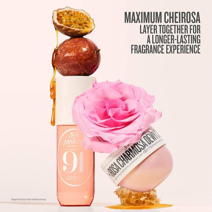 Mini Cheirosa 91 Rosa Charmosa Body & Hair Perfume Mist - GLAM MODA