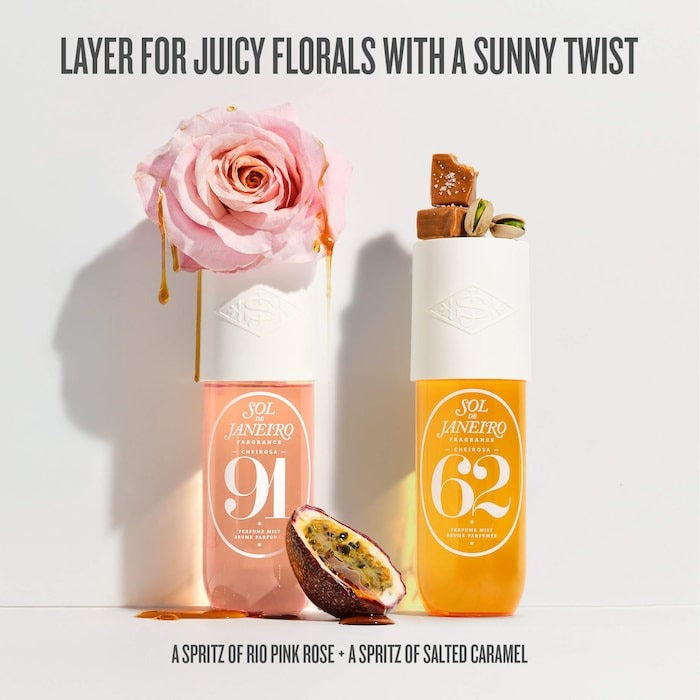 Mini Cheirosa 91 Rosa Charmosa Body & Hair Perfume Mist - GLAM MODA