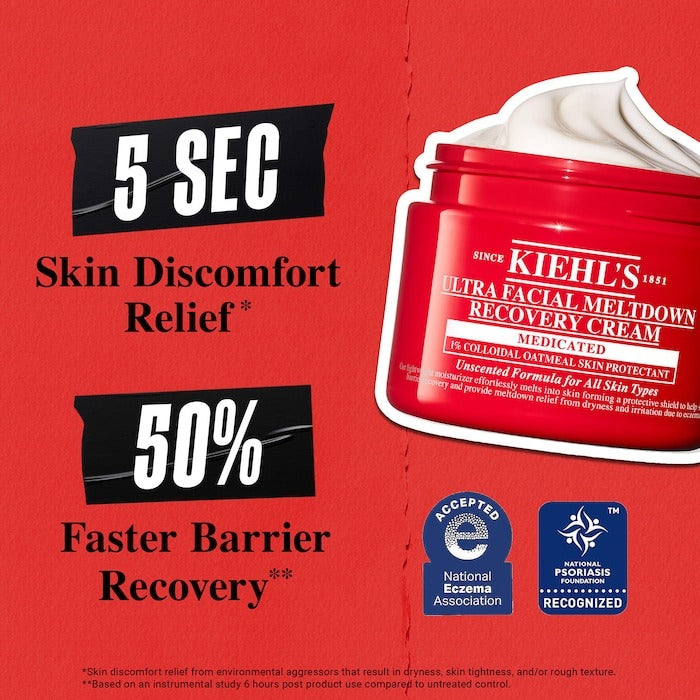 Ultra Facial Meltdown Recovery Medicated Cream with Colloidal Oatmeal - GLAM MODA