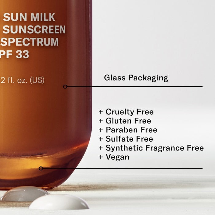 Argan Sun Milk Mineral Sunscreen Broad Spectrum SPF 33 Moisturizer Mini - GLAM MODA