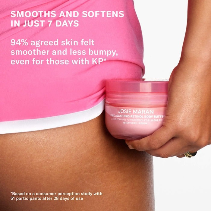 Pink Algae Pro-Retinol Body Butter for Anti-Aging and KP - GLAM MODA