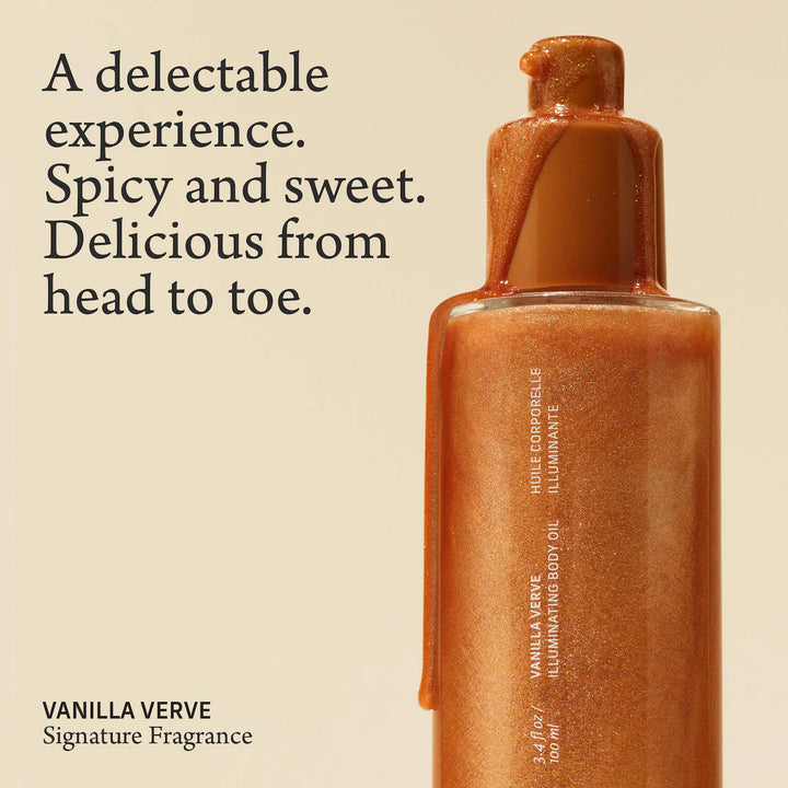 Vanilla Verve Illuminating Body Oil with Squalane - GLAM MODA