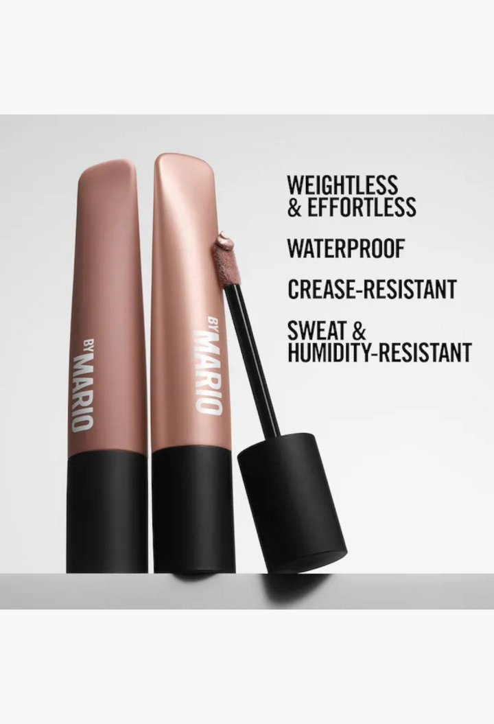 GLAM MODA cream eyeshadow duo in mauve matte and pink pearl shimmer with doe-foot applicators