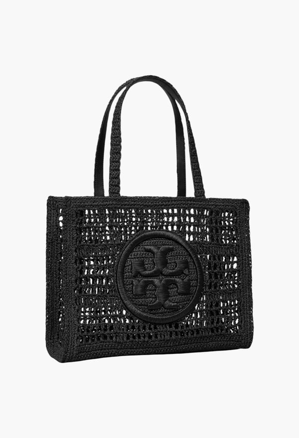 Black - Handcrafted Small Ella Hand-Crocheted Tote