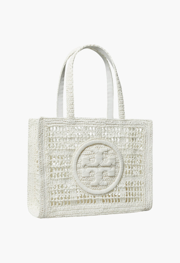 White - Handcrafted Small Ella Hand-Crocheted Tote
