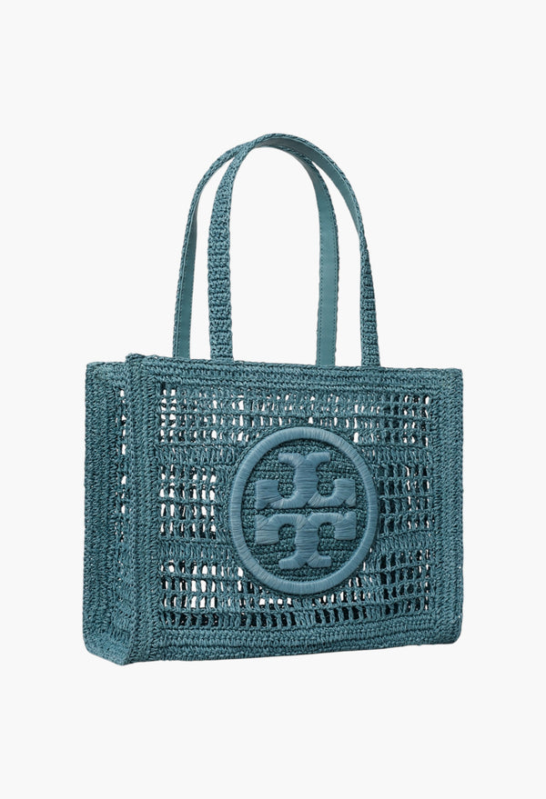 Deep Slate - Handcrafted Small Ella Hand-Crocheted Tote