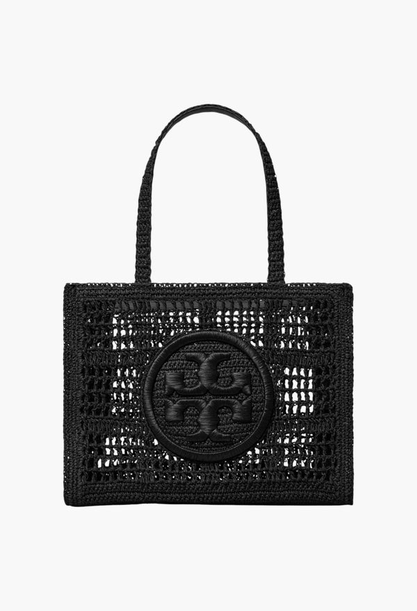 Black - Handcrafted Small Ella Hand-Crocheted Tote