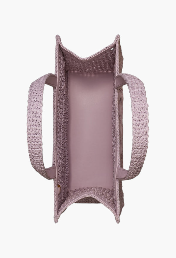 Pale Purple - Handcrafted Small Ella Hand-Crocheted Tote