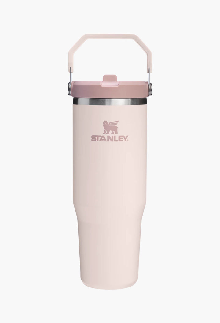 Rose Quartz - The IceFlow™ Flip Straw Tumbler | 30 OZ - GLAM MODA