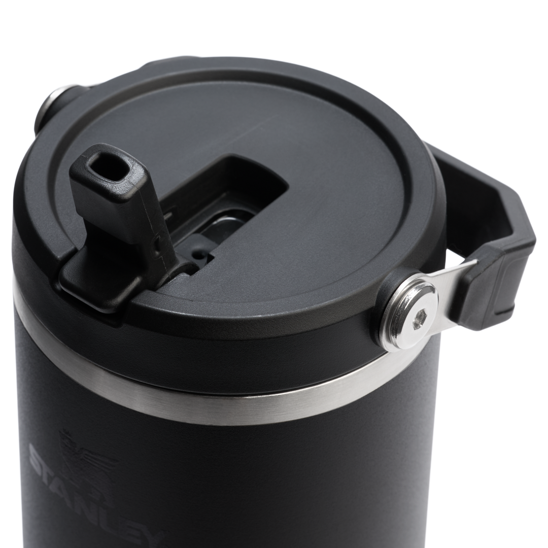 Black 2.0 - The IceFlow™ Flip Straw Tumbler | 40 OZ - GLAM MODA