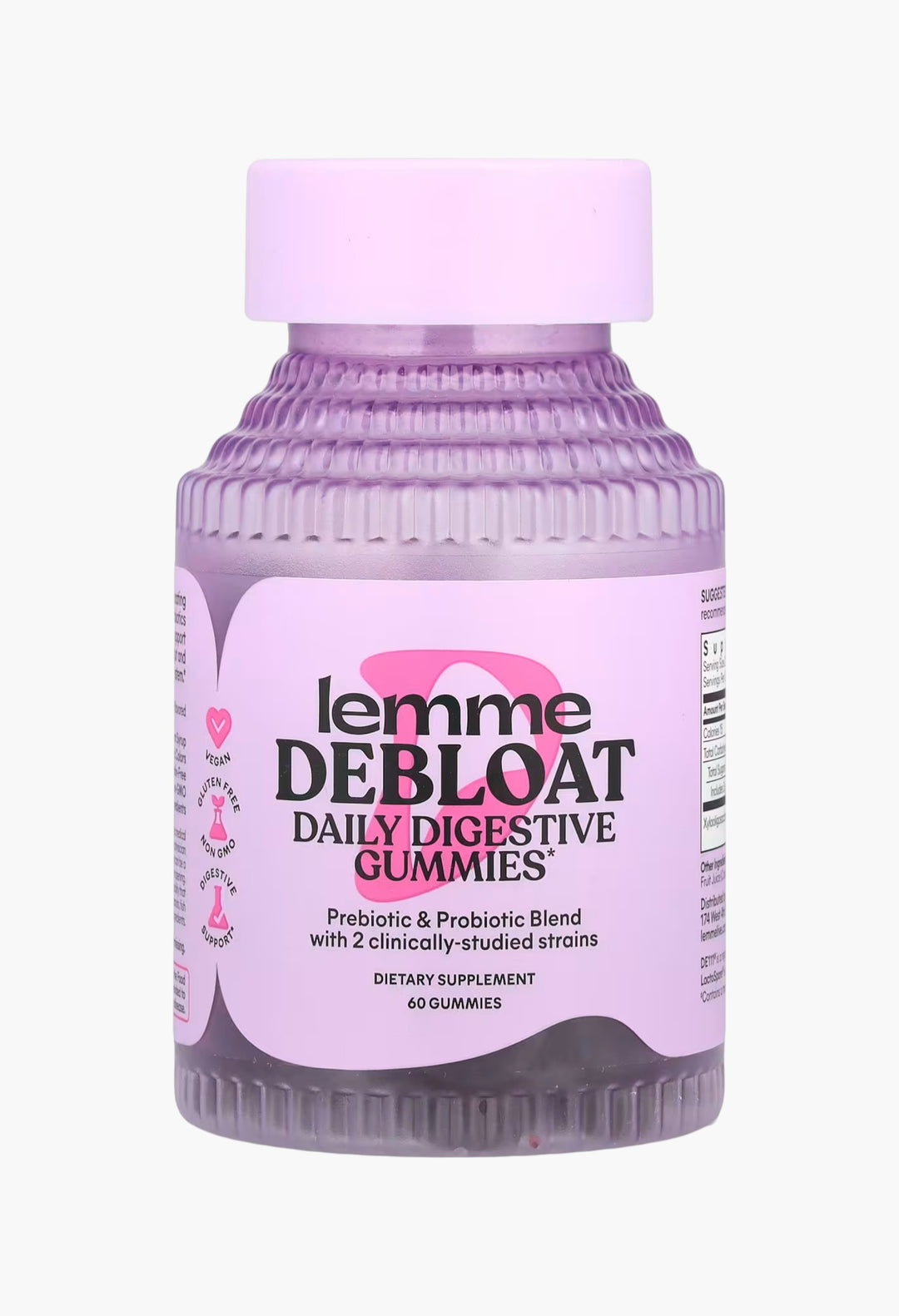 Lemme, Debloat, Daily Digestive Probiotic Gummies - GLAM MODA