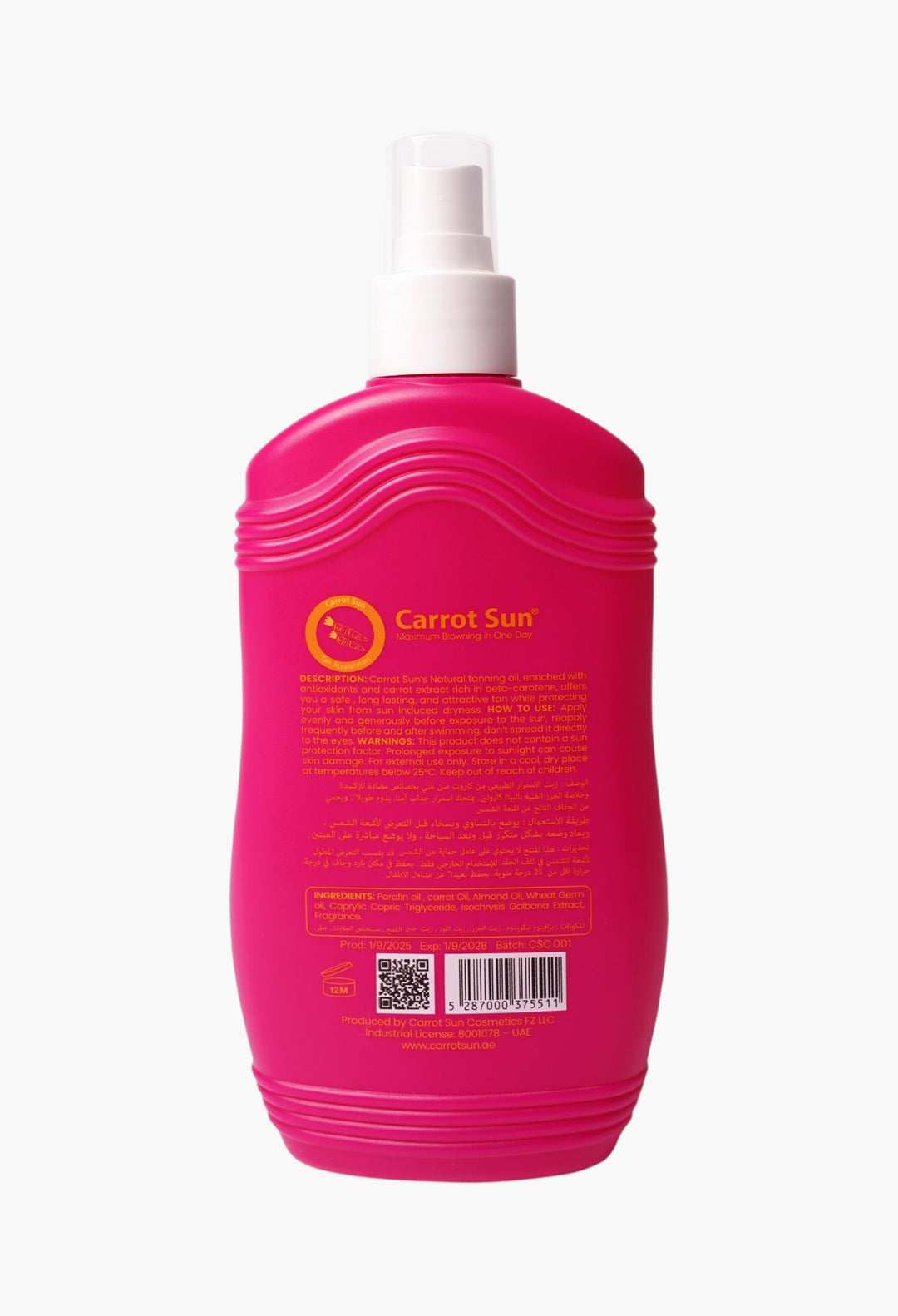 Carrotsun – AlohaTropical – Tropical-Fruits Tanning Spray - GLAM MODA