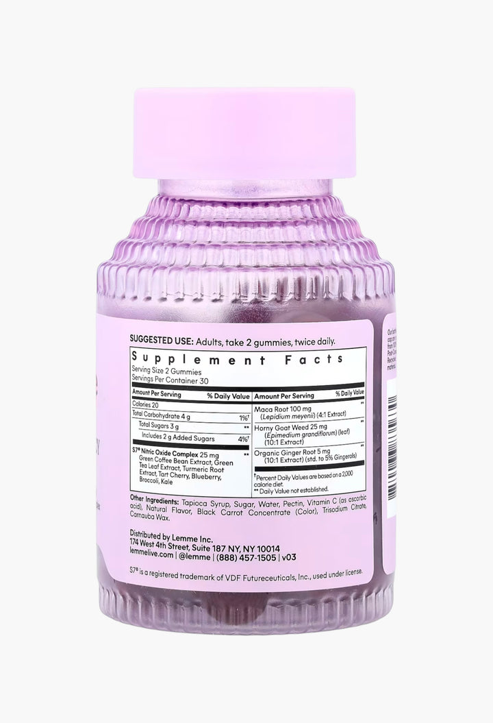 Lemme, Play, Daily Intimacy Gummies, Cherry - GLAM MODA