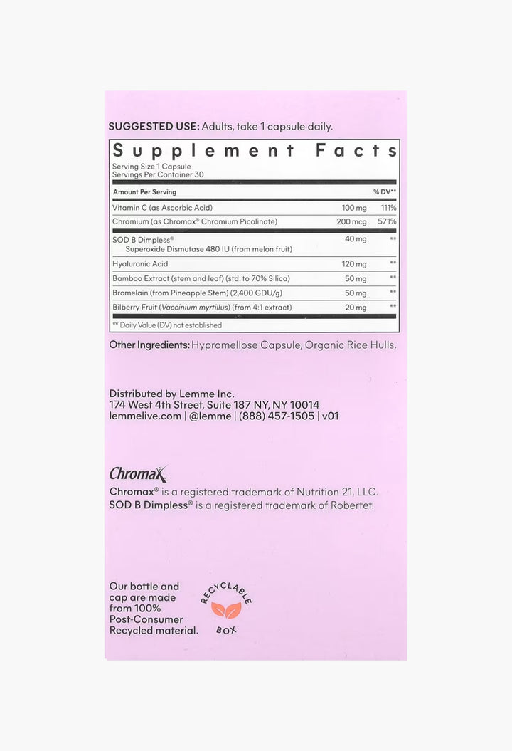 Lemme, Smooth, Cellulite Support & Skin Smoothing - GLAM MODA
