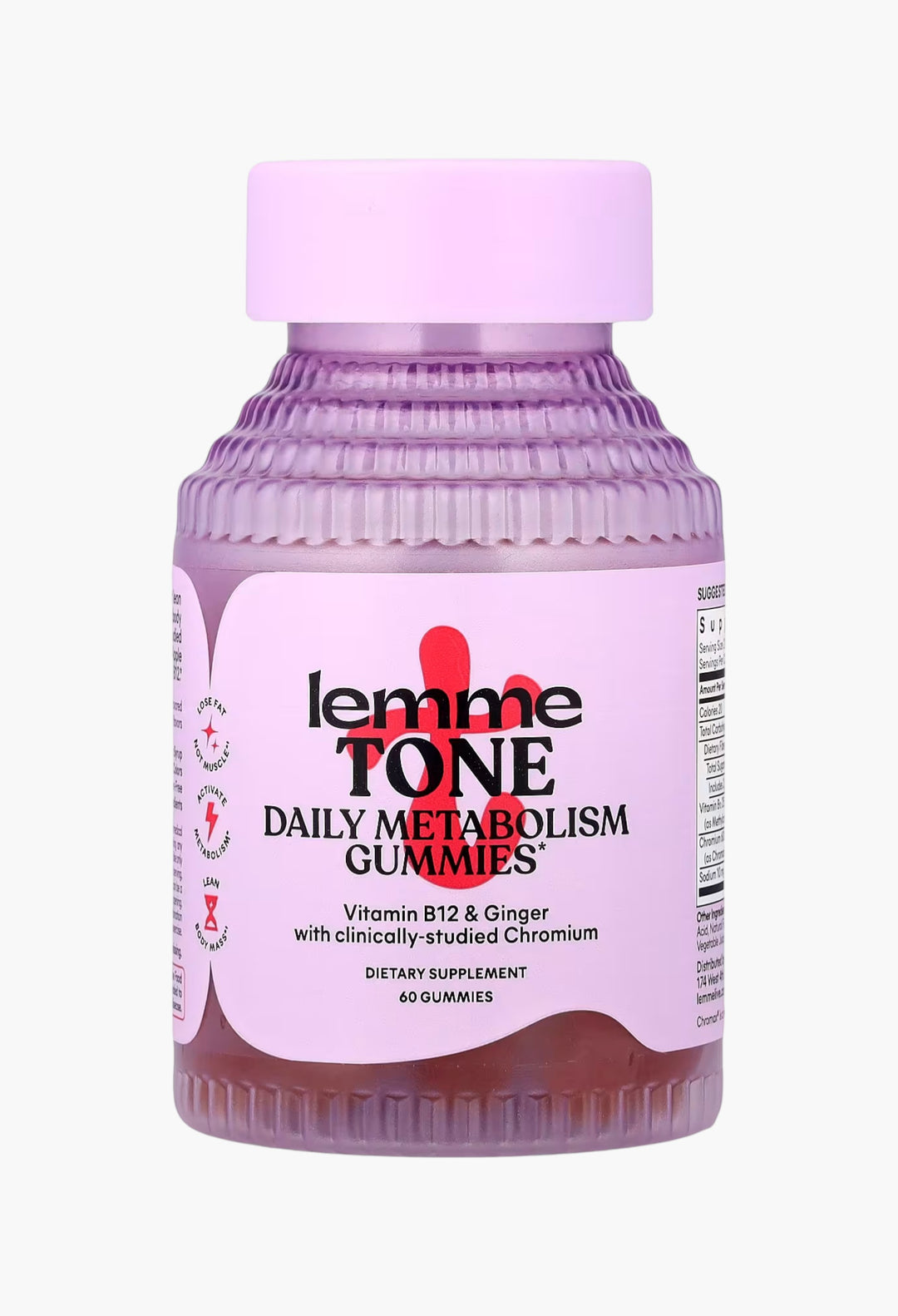 Lemme, Tone, Daily Metabolism Gummies, Watermelon Apple - GLAM MODA