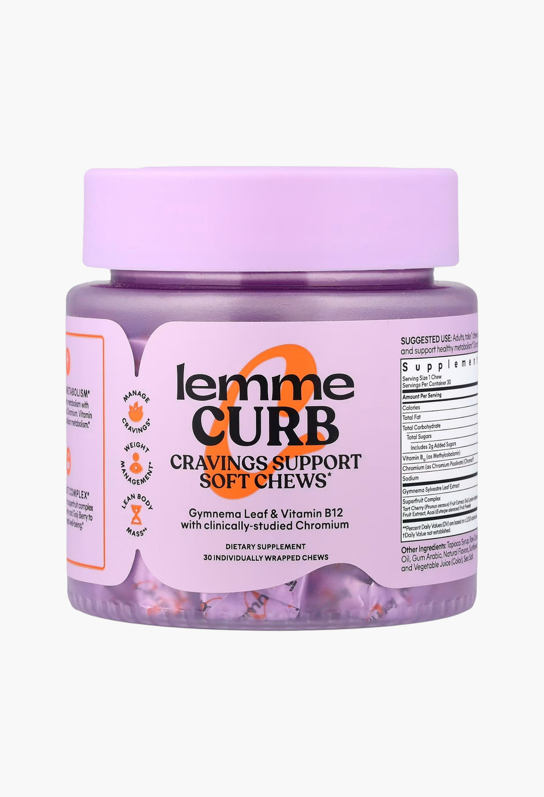 Lemme, Curb, Cravings Support, Mixed Fruit - GLAM MODA