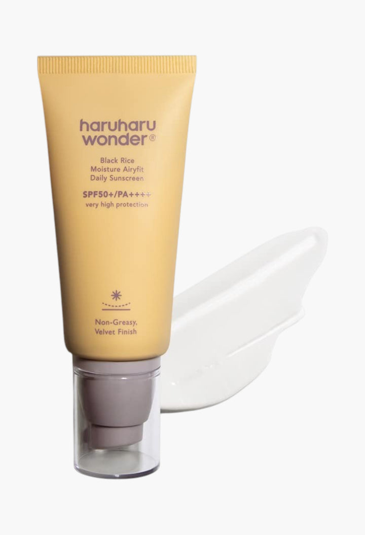 Black Rice Moisture Airyfit Daily Sunscreen SPF50+/PA++++ - GLAM MODA