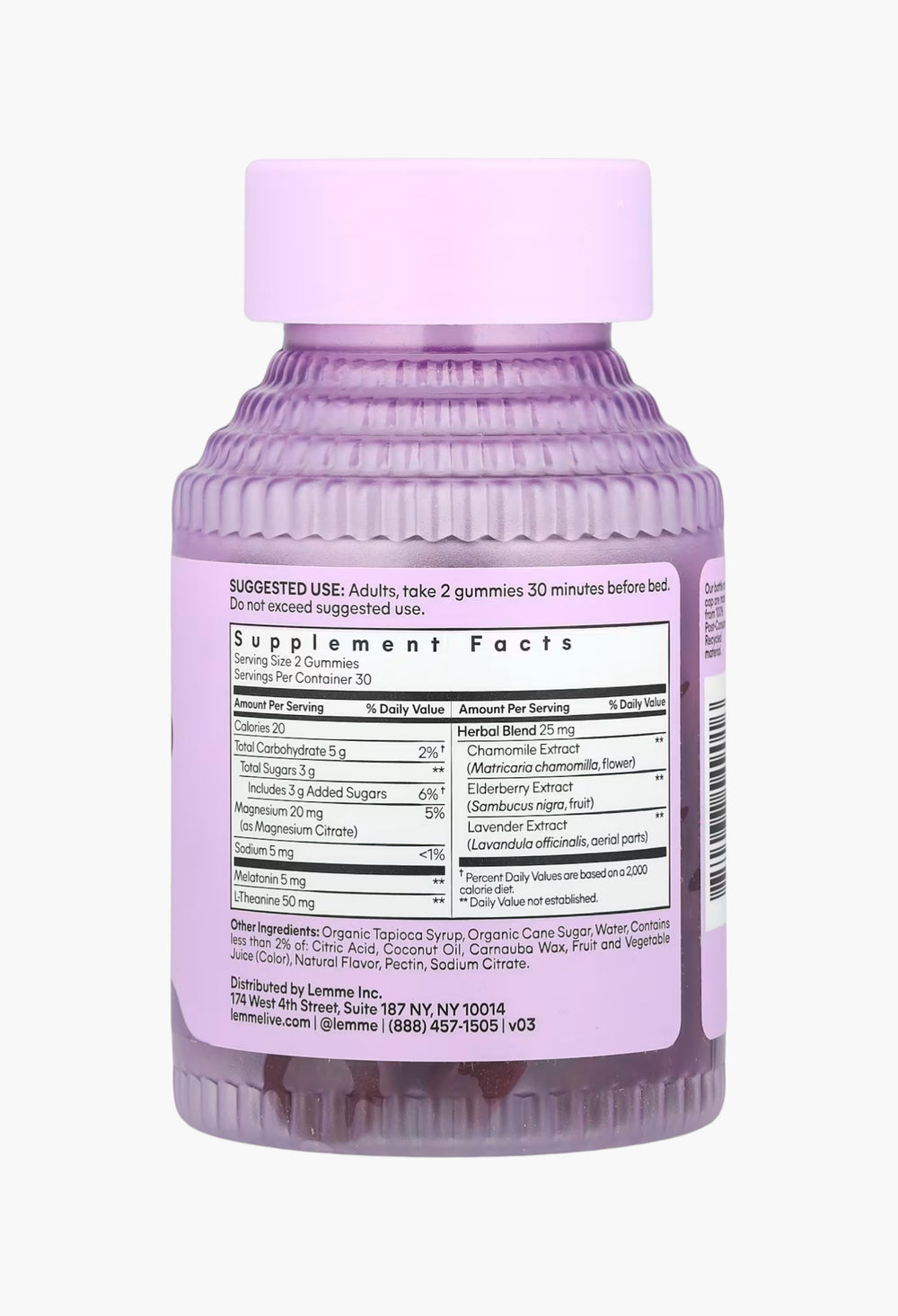 Lemme, Sleep Tight Gummies - Berry - GLAM MODA
