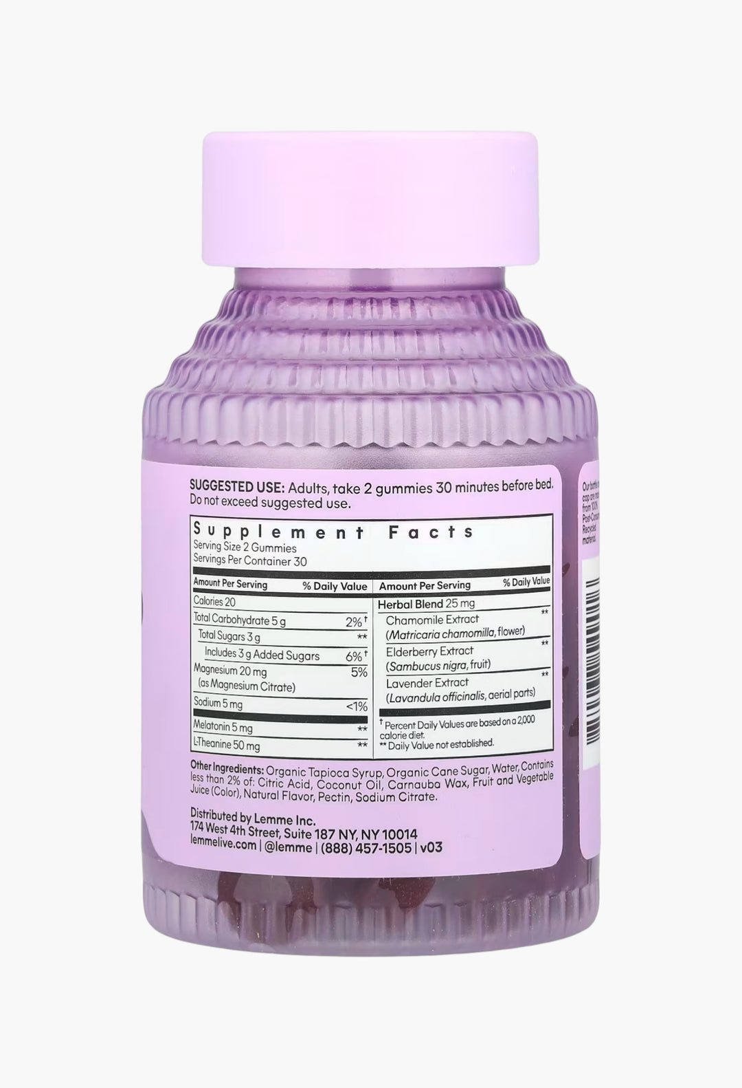 Lemme, Sleep Tight Gummies - Berry - GLAM MODA