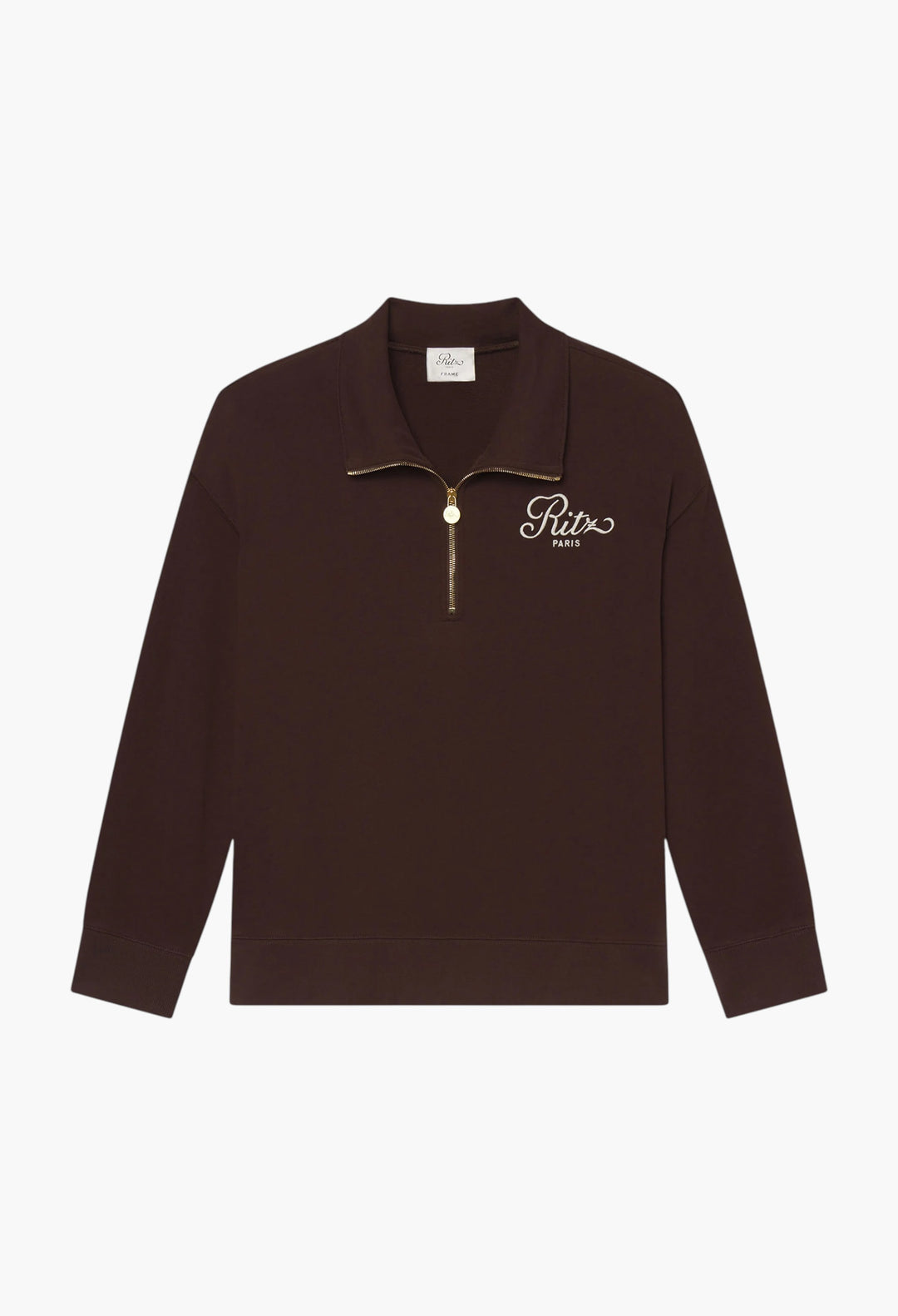 Women's Half Zip Polo - Ritz Paris X Frame - GLAM MODA