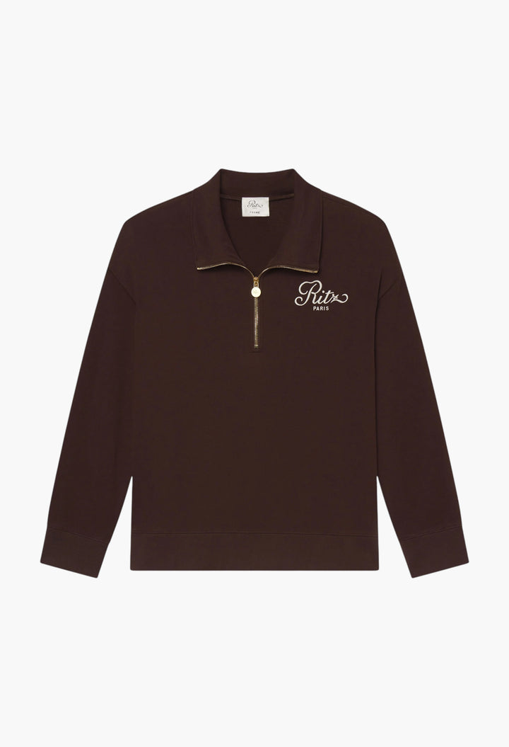 Women's Half Zip Polo - Ritz Paris X Frame - GLAM MODA