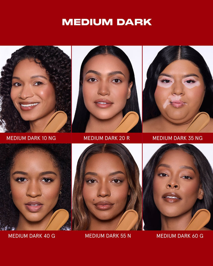 Medium Dark 60 G - Turn Up The Base Full Beat Liquid Foundation - GLAM MODA