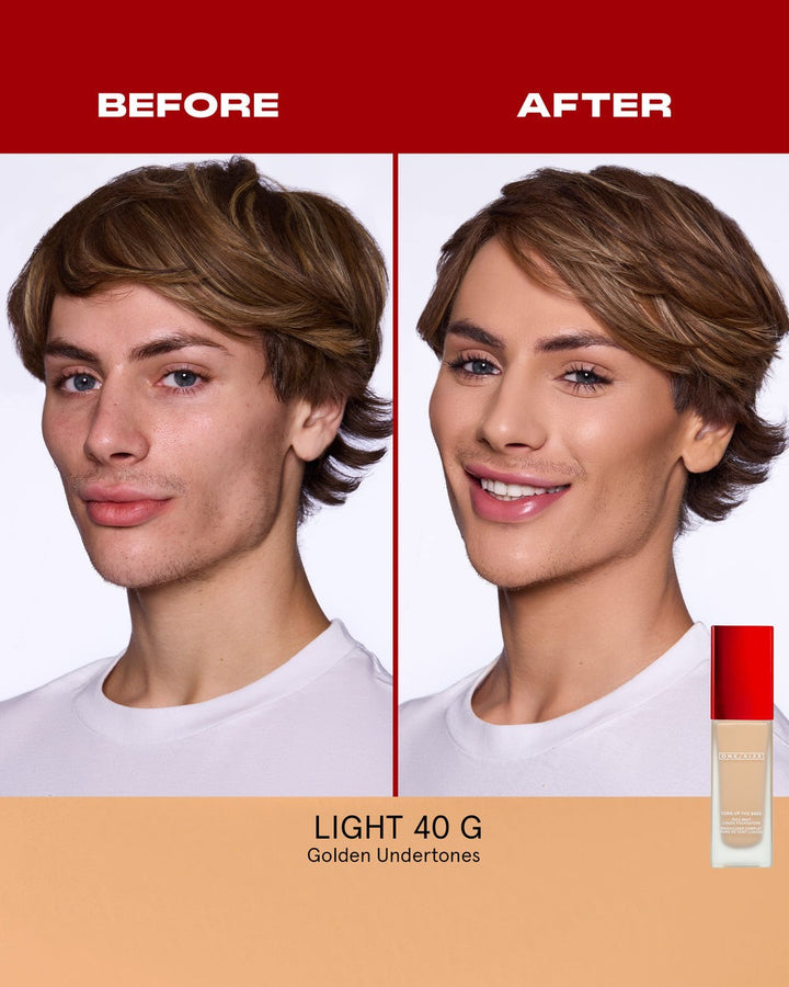 Light 40 G - Turn Up The Base Full Beat Liquid Foundation - GLAM MODA