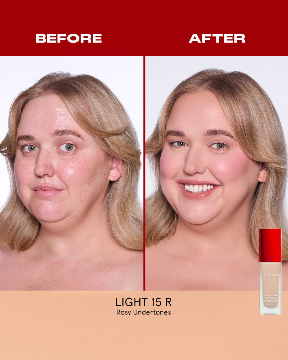 Light 15 R - Turn Up The Base Full Beat Liquid Foundation - GLAM MODA